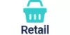 Teal shopping basket icon with the word 'Retail' below.